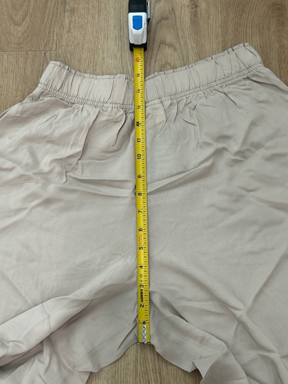 H&M Women’s Beige Elastic Waist Wide Leg Pants Size Small NWT - Picture 6 of 7